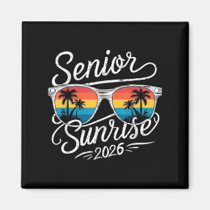 Vintage Senior Sunrise 2026 Absolventen von Cl Magnet