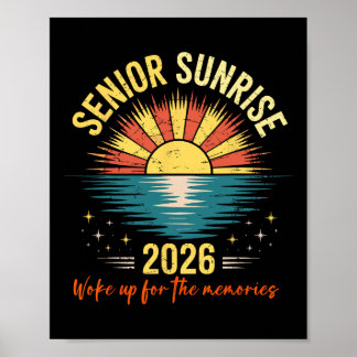 Vintage Senior Sunrise 2026 von Cl Abschluss _2  Poster