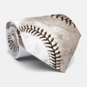 Vintage Sepia Baseball-Krawatte Krawatte (Gerollt)