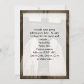 Vintage Sepia-Brooklyn-Brücke Einladung (Rückseite)