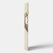 Vintage Sepia Conch-Muschel Case-Mate iPhone Hülle (Rückseite / Rechts)