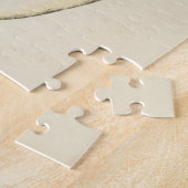 Vintage Sepia Conch-Muschel Puzzle (Seite)