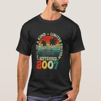 Vintage September 2007 limitierte Auflage 18. Gebu T-Shirt
