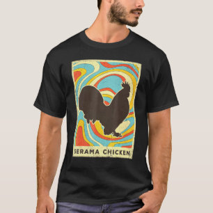 Vintage-Serama-Hühnerliebhaber Tier Retro-Stil T-Shirt
