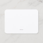 Vintage Sesamstraße Babybuchanfrage Platzkarte (Rückseite)