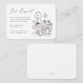 Vintage Sesamstraße Babybuchanfrage Platzkarte (Vorne/Hinten)