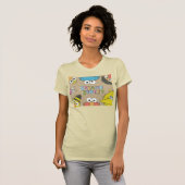 Vintage Sesamstraße Freunde T-Shirt (Vorne ganz)