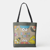 Vintage Sesamstraße-Freunde Tasche (Rückseite)