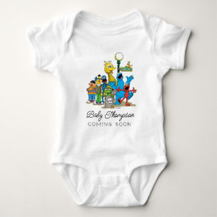 Vintage Sesamstraße   Neues Baby kommt bald Strampler