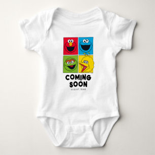 Vintage Sesamstraße Neues Baby kommt bald Strampler