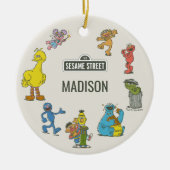Vintage-Sesamstraßenfiguren Keramik Ornament (Vorne)