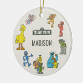 Vintage-Sesamstraßenfiguren Keramik Ornament (Links)