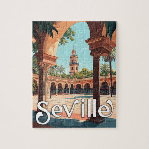 Vintage Sevilla, Spanien - Klassisches spanisches Puzzle
