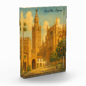 Vintage Seville Spain Andalusia Travel Fotoblock (Links)
