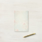 Vintage Shabby Chic Design 3M Post-it® Notizen (Auf Schreibtisch)