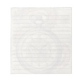 Vintage-Shabby-Chic-Design-Notizblock Notizblock (Vorderseite)
