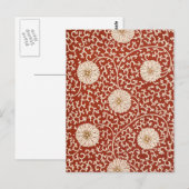 Vintage Shabby Chic Flowers Postkarte (Vorne/Hinten)