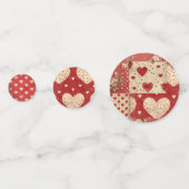 Vintage shabby chic konfetti (Vorderseiten)