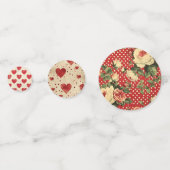 Vintage shabby chic konfetti (Rückseiten)