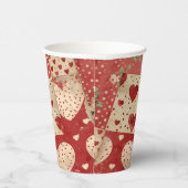 Vintage shabby chic pappbecher (Rechts)