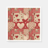 Vintage Shabby Chic Serviette (Vorderseite)