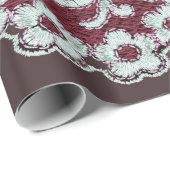 Vintage Shabby-Chic-Spitze Geschenkpapier (Rolleneckpunkt)