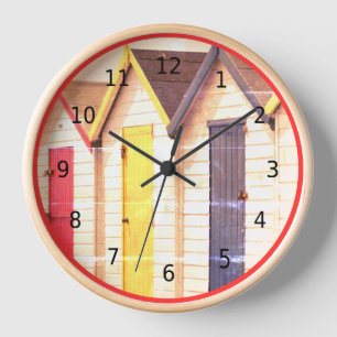 Vintage, Shabby Chic- und englische Strandhütten Uhr