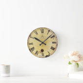 Vintage Shabby Chic-Wandklemme Runde Wanduhr (Zuhause)
