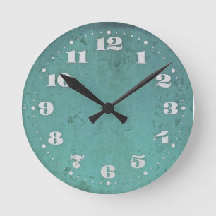 Vintage shabby clock runde wanduhr