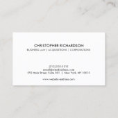 VINTAGE SHADOP-TYPE-Visitenkarte Visitenkarte (Rückseite)