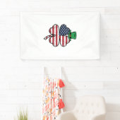 Vintage Shamrock-Flagge St. Patrick's Day Banner (Insitu)