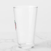 Vintage Shamrock-Flagge St. Patrick's Day Glas (Links)