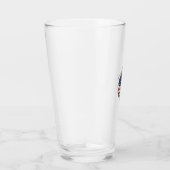 Vintage Shamrock-Flagge St. Patrick's Day Glas (Rechts)
