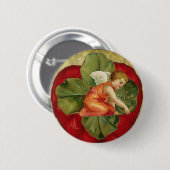 Vintage-Shamrock-Knopf Button (Vorne & Hinten)