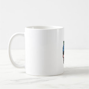 Vintage-Shamrock-Totenkopf-Flagge Vektor-Design_1 Kaffeetasse