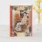 Vintage Shanghai China Golden Valley Beer Ad Karte (Gelbe Blume)