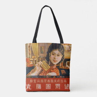Vintage Shanghai China Tote Bag Tasche
