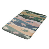 VINTAGE SHARK WAVE BADEMATTE (Schrägansicht)