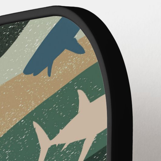 VINTAGE SHARK WAVE PICKLEBALL SCHLÄGER (Linke Seite)