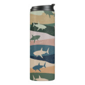 VINTAGE SHARK WAVE THERMOSBECHER (Nach links gedreht)