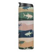VINTAGE SHARK WAVE THERMOSBECHER (Nach rechts gedreht)