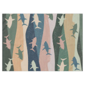 VINTAGE SHARK WAVE TISCHDECKE (Vorderseite (Horizontal))