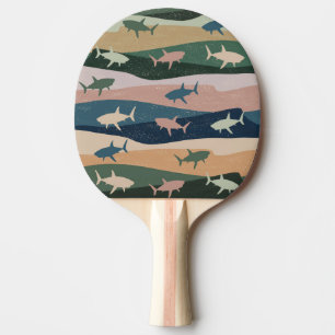 VINTAGE SHARK WAVE TISCHTENNIS SCHLÄGER