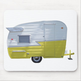 Vintage Shasta kompakte Anhänger-Mausunterlage Mousepad