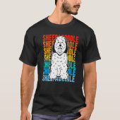 Vintage Sheepadoodle Premium T-Shirt (Vorderseite)