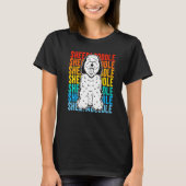 Vintage Sheepadoodle Premium T-Shirt (Vorderseite)