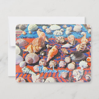 Vintage Shells Briefpapier Notizkarte Mitteilungskarte