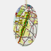 Vintage Shenandoah Park VA Postcard Ornament (Rechts)