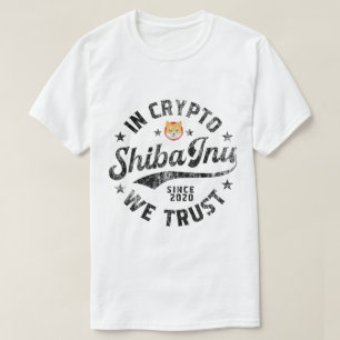 Vintage Shiba Inu Krypto-Design T-Shirt