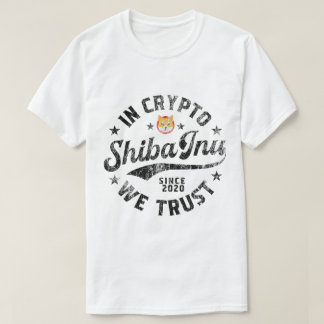 Vintage Shiba Inu Krypto-Design T-Shirt